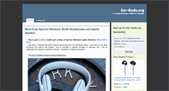 Desktop Screenshot of ear-buds.org