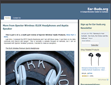 Tablet Screenshot of ear-buds.org